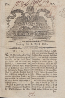 Krakauer Zeitung.1808, Nr. 27 (1 April) + dod.
