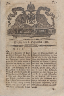 Krakauer Zeitung.1808, Nr. 71 (2 September) + dod.