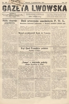 Gazeta Lwowska. 1929, nr 225