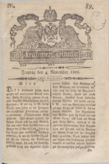 Krakauer Zeitung.1808, Nr. 89 (4 November) + dod.