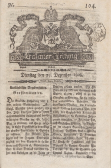 Krakauer Zeitung.1808, Nr. 104 (27 Dezember) + dod.