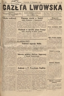 Gazeta Lwowska. 1929, nr 262