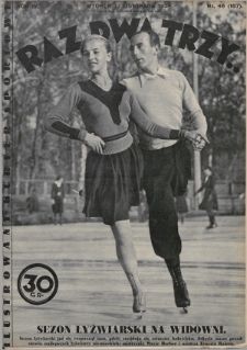 Raz, Dwa, Trzy : ilustrowany kuryer sportowy. 1934, nr 46