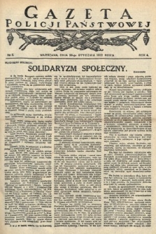 Gazeta Policji Państwowej. 1922, nr 5 |PDF|