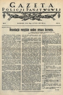 Gazeta Policji Państwowej. 1922, nr 8 |PDF|