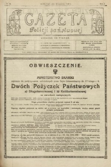 Gazeta Policji Państwowej. 1920, nr 18 |PDF|