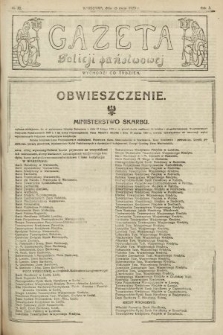 Gazeta Policji Państwowej. 1920, nr 20 |PDF|