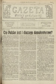 Gazeta Policji Państwowej. 1920, nr 39 |PDF|