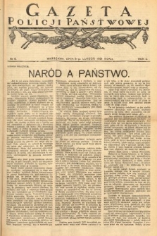 Gazeta Policji Państwowej. 1921, nr 6 |PDF|