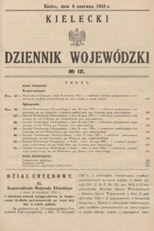 Kielecki Dziennik Wojewódzki. 1935, nr 12 |PDF|