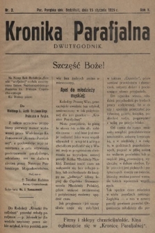 Kronika Parafjalna : dwutygodnik. 1929, nr 2 |PDF|