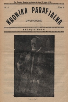 Kronika Parafjalna : dwutygodnik. 1932, nr 4 |PDF|