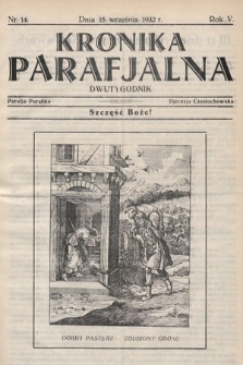 Kronika Parafjalna : dwutygodnik. 1932, nr 14 |PDF|