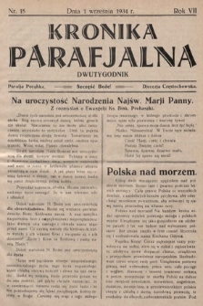 Kronika Parafjalna : dwutygodnik. 1934, nr 15 |PDF|