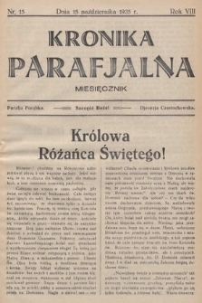 Kronika Parafjalna : dwutygodnik. 1935, nr 15 |PDF|