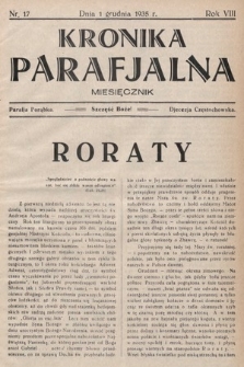 Kronika Parafjalna : dwutygodnik. 1935, nr 17 |PDF|