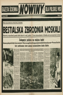Nowiny : gazeta ścienna dla polskiej wsi. 1943, nr 59 |PDF|