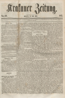 Krakauer Zeitung.[Jg.1], Nro. 119 (27 Mai 1857)