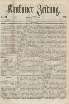 Krakauer Zeitung.[Jg.1], Nro. 125 (4 Juni 1857) + dod.
