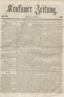 Krakauer Zeitung.[Jg.1], Nro. 156 (13 Juli 1857)