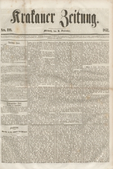 Krakauer Zeitung.[Jg.1], Nro. 199 (2 September 1857) + dod.