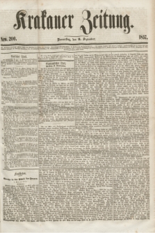 Krakauer Zeitung.[Jg.1], Nro. 200 (3 September 1857)