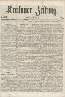 Krakauer Zeitung.[Jg.1], Nro. 201 (4 September 1857)