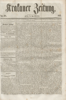 Krakauer Zeitung.[Jg.1], Nro. 218 (25 September 1857)