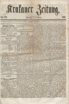 Krakauer Zeitung.[Jg.1], Nro. 223 (1 October 1857) + dod.