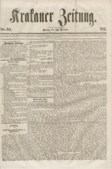 Krakauer Zeitung.[Jg.1], Nro. 285 (14 December 1857)