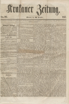 Krakauer Zeitung.[Jg.1], Nro. 297 (30 December 1857)