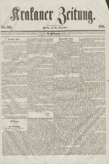 Krakauer Zeitung.Jg.2, Nro. 203 (6 September 1858)