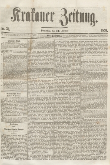 Krakauer Zeitung.Jg.3, Nr. 38 (17 Februar 1859)