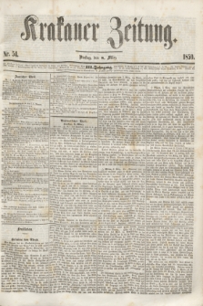 Krakauer Zeitung.Jg.3, Nr. 54 (8 März 1859)