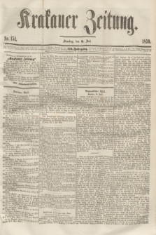 Krakauer Zeitung.Jg.3, Nr. 154 (9 Juli 1859)