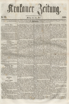 Krakauer Zeitung.Jg.4, Nr. 131 (11 Juni 1860)