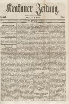 Krakauer Zeitung.Jg.4, Nr. 226 (3 October 1860)