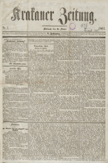 Krakauer Zeitung.Jg.5, Nr. 1 (2 Jänner 1861)