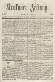 Krakauer Zeitung.Jg.5, Nr. 174 (1 August 1861)