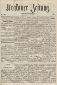 Krakauer Zeitung.Jg.6, Nr. 150 (3 Juli 1862)