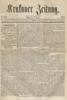Krakauer Zeitung.Jg.6, Nr. 230 (7 October 1862)