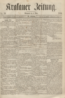 Krakauer Zeitung.Jg.8, Nr. 56 (9 März 1864)