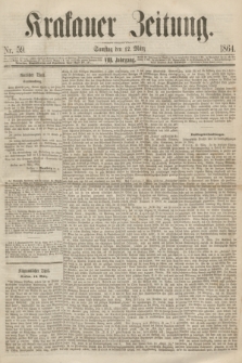 Krakauer Zeitung.Jg.8, Nr. 59 (12 März 1864)