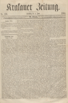 Krakauer Zeitung.Jg.8, Nr. 126 (4 Juni 1864)