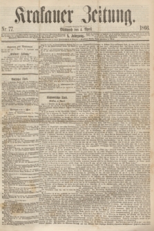 Krakauer Zeitung.Jg.10, Nr. 77 (4 April 1866)