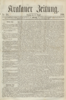 Krakauer Zeitung.Jg.10, Nr. 194 (27 August 1866)