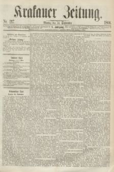 Krakauer Zeitung.Jg.10, Nr. 217 (24 September 1866) + dod.