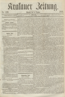 Krakauer Zeitung.Jg.10, Nr. 229 (8 October 1866) + dod.