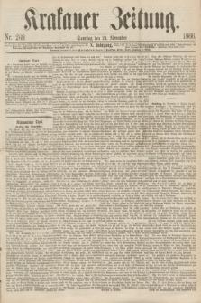 Krakauer Zeitung.Jg.10, Nr. 269 (24 November 1866)