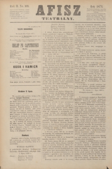 Afisz Teatralny.R.2, nr 169 (8 lipca 1873)